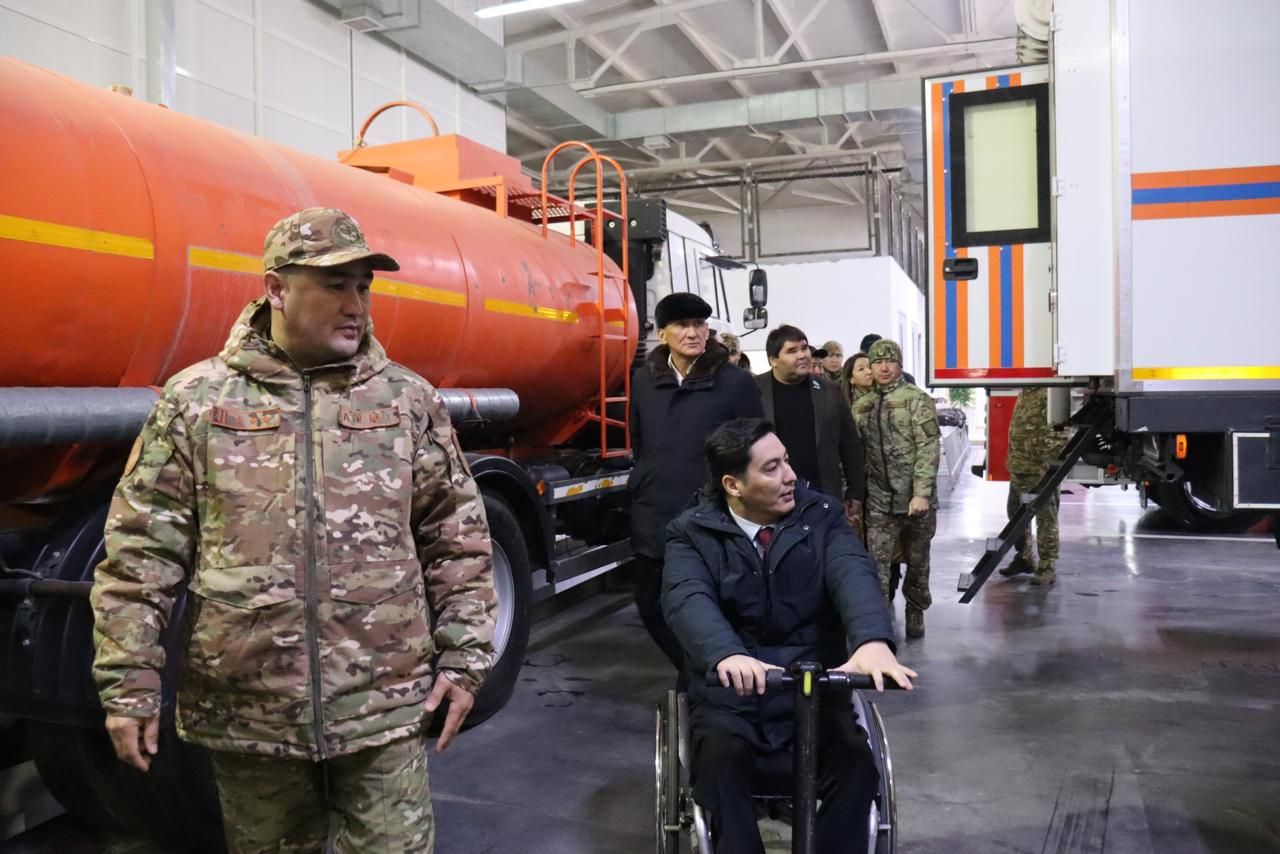 ҚР Парламентінің депутаттары Түркістан облысының өрт сөндіру бөлімшелерінің жұмысымен танысты