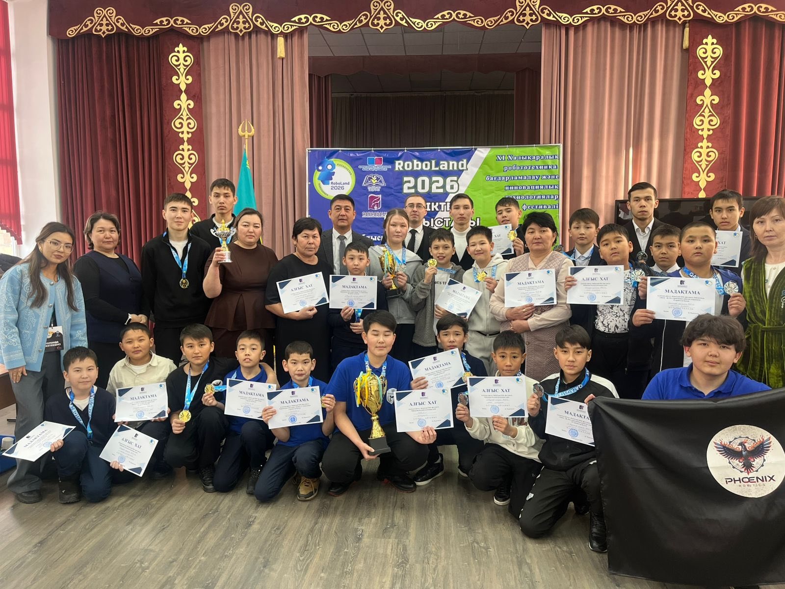 В КАРКАРАЛИНСКЕ ПРОШЁЛ РАЙОННЫЙ ОТБОРОЧНЫЙ ЭТАП «ROBOLAND – 2026»