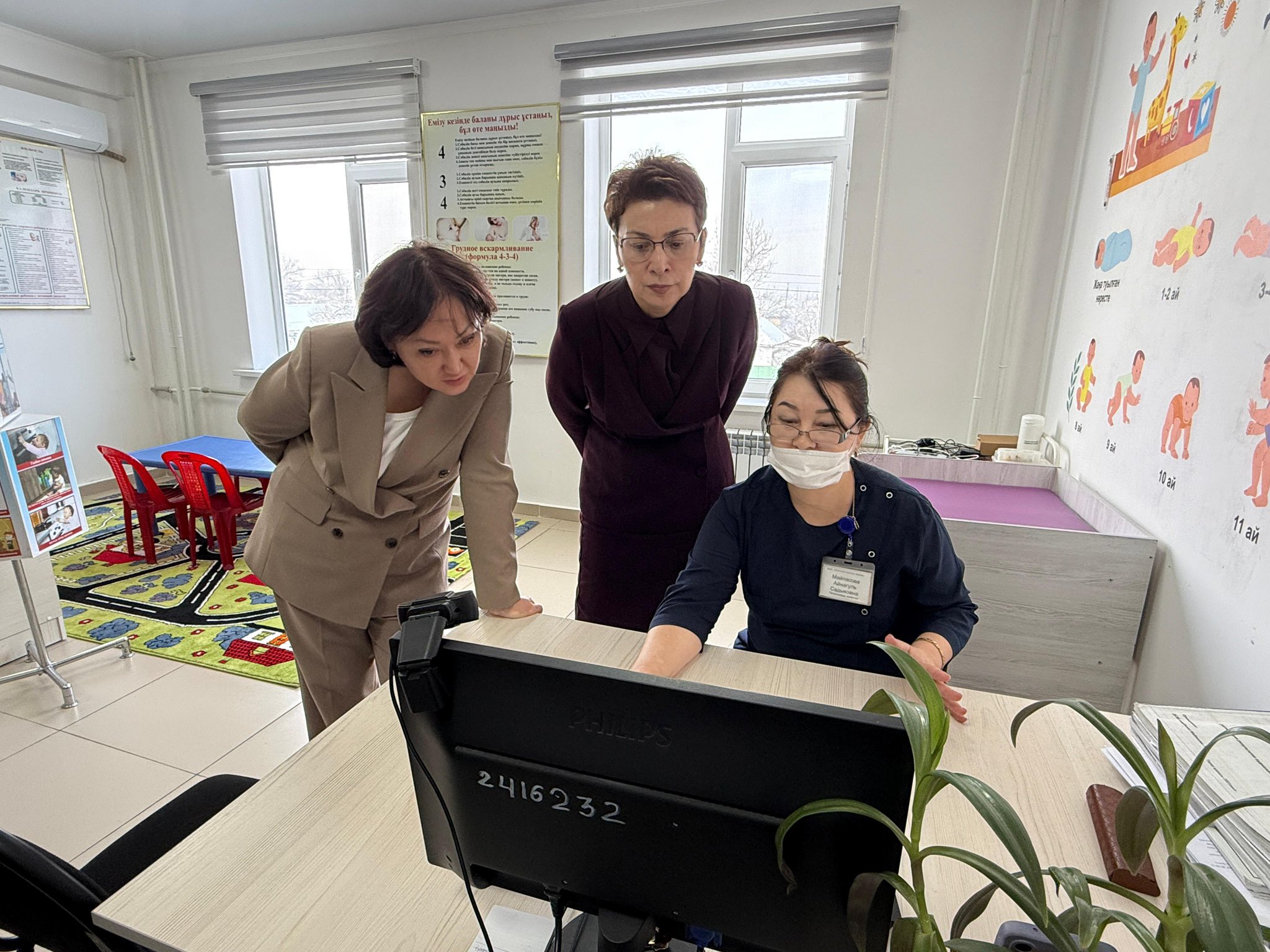 Жамбыл облысында денсаулық сақтау вице-министрі Ә.Ш. Рүстемова медициналық қызмет сапасын зерделеді