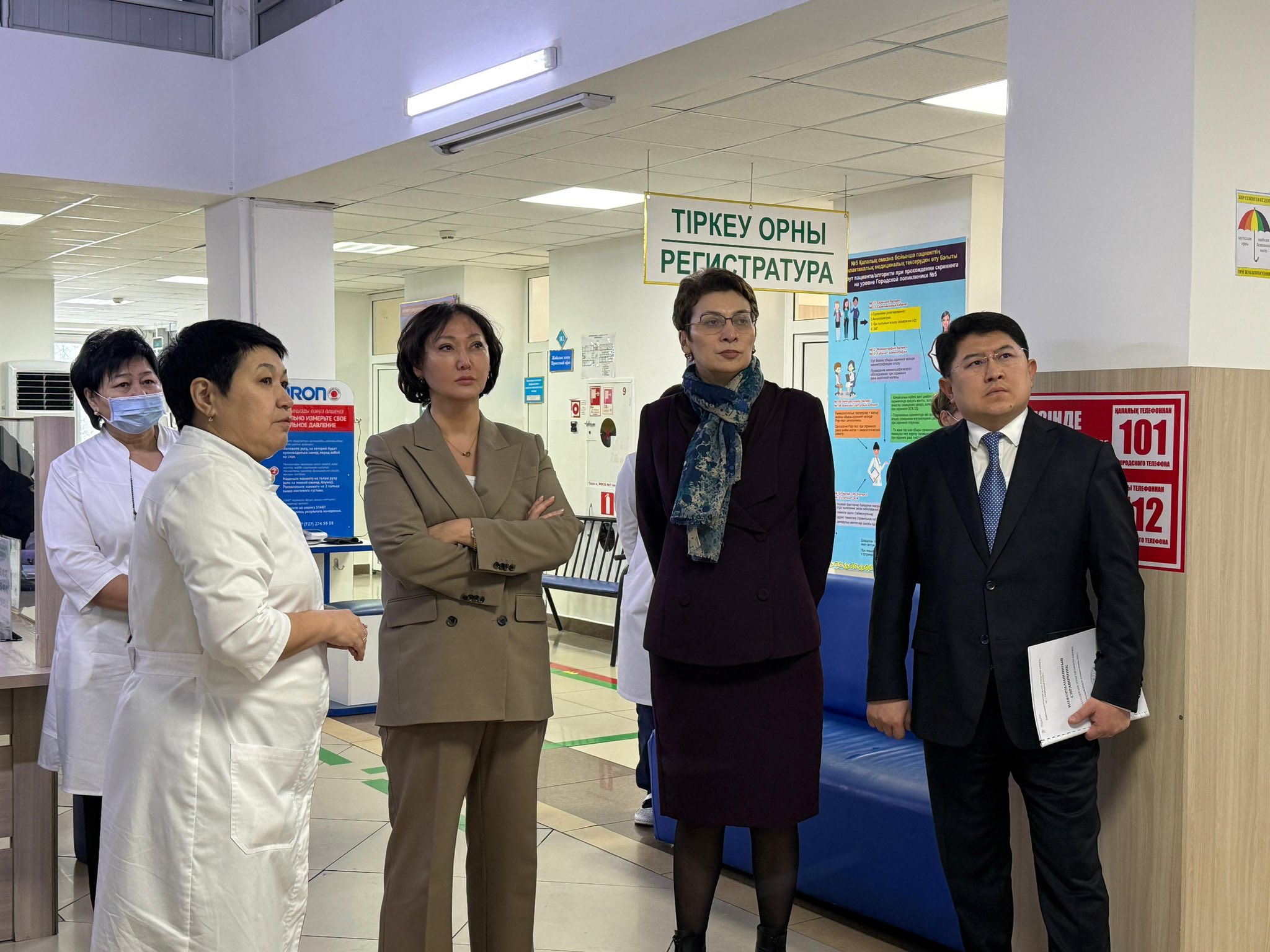 В Жамбылской области вице-министр здравоохранения изучила качество медицинских услуг