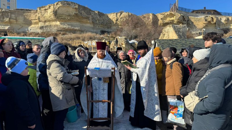 Жители Актау отметили праздник Крещения.