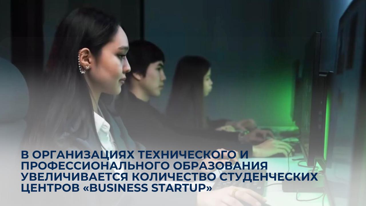В организациях технического и профессионального образования увеличивается количество студенческих центров «Business Startup»
