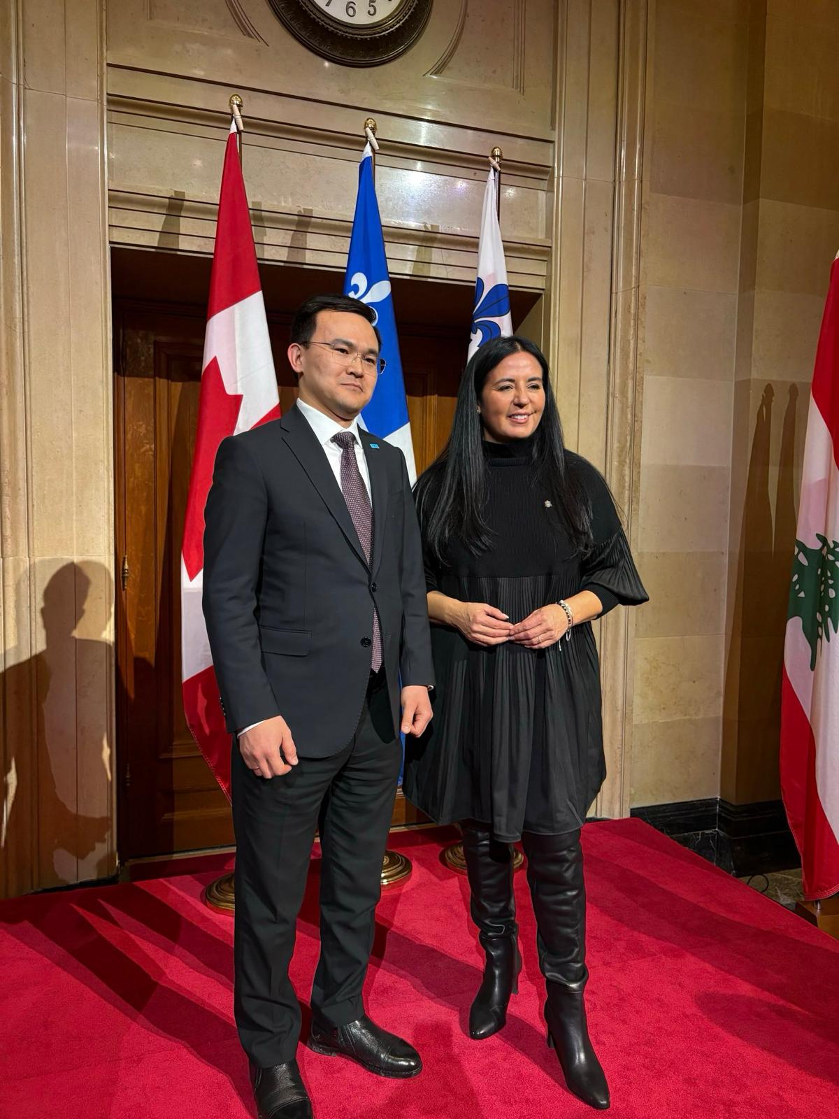 Қазақстанның ИКАО жанындағы Тұрақты өкілі Монреаль қаласының мэрімен кездесті