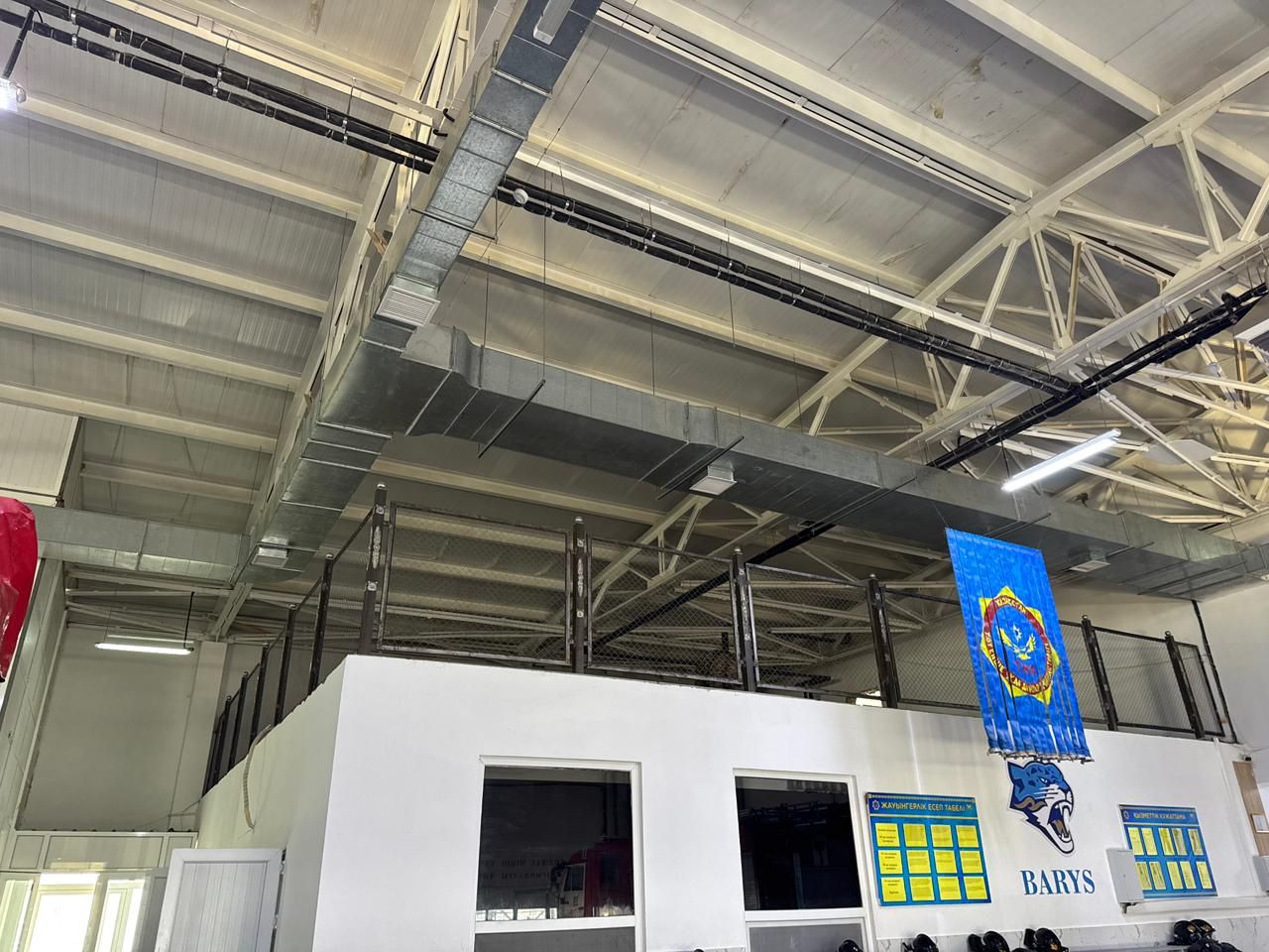 Түркістан облысындағы №39 мамандандырылған өрт сөндіру бөлімінде Batyr Team спорт залы жабдықталуда