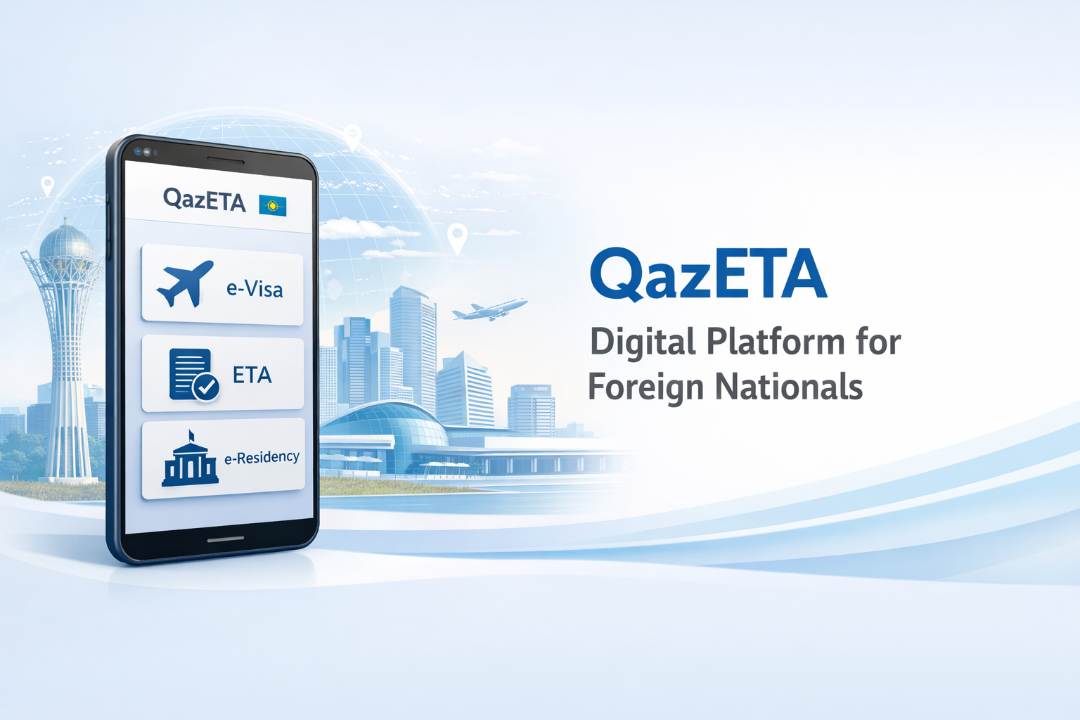 Қазақстанда шетелдіктерге арналған «QazETA» цифрлық платформасы пилоттық режимде іске қосылды