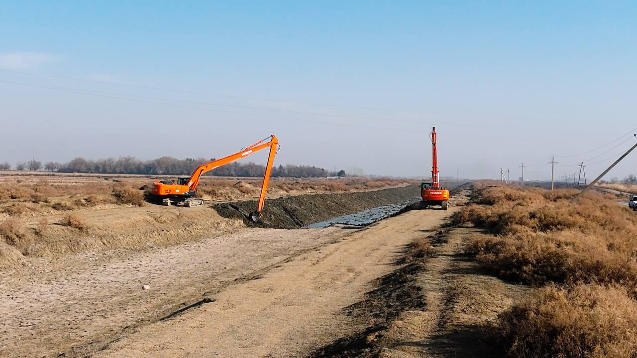 Суару маусымына дайындық аясында 526 шақырымнан астам ирригациялық канал тазартылды