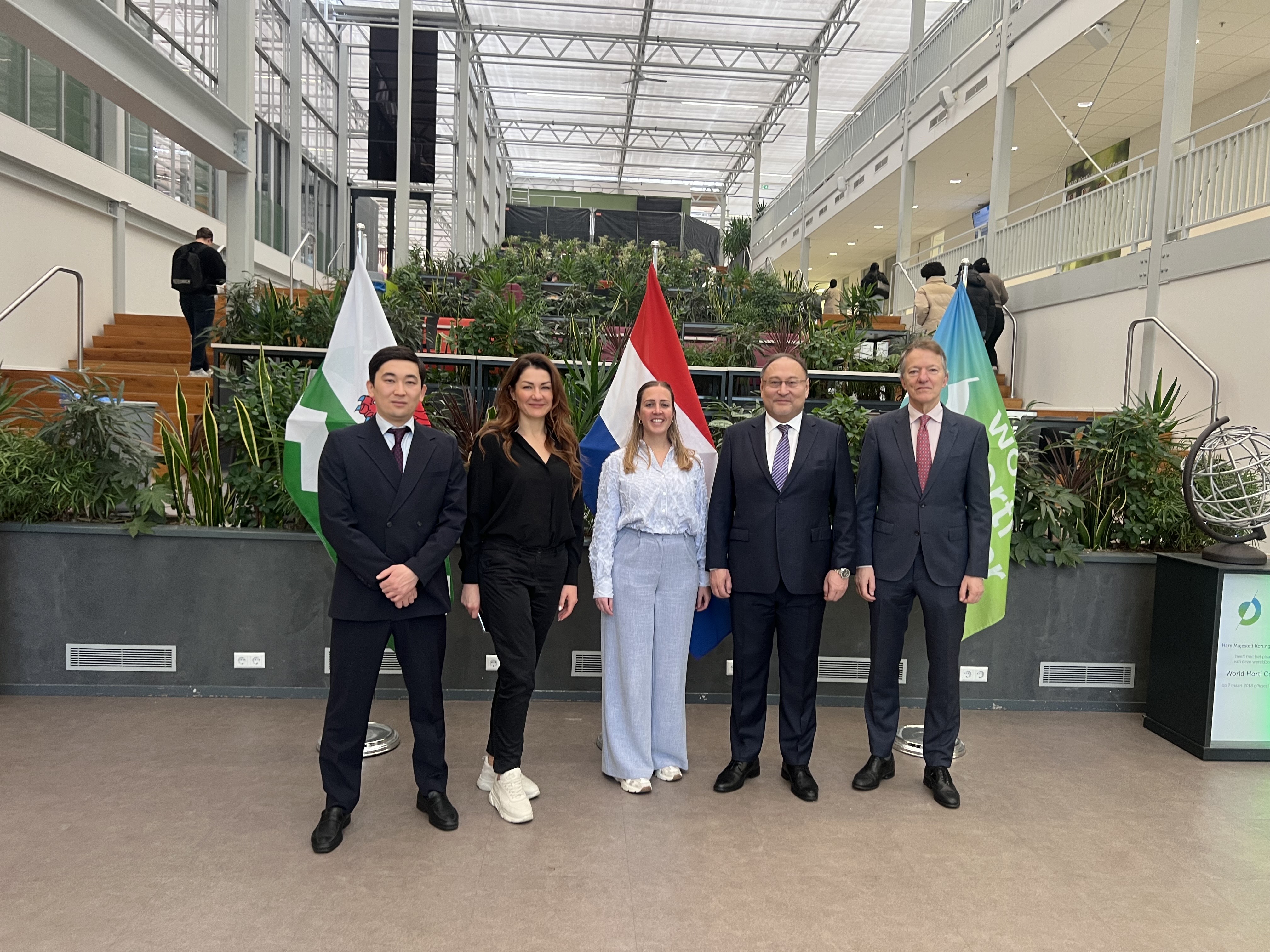 Қазақстан мен Нидерланд арасындағы АӨК саласындағы әріптестікті дамыту World Horti Center алаңында талқыланды