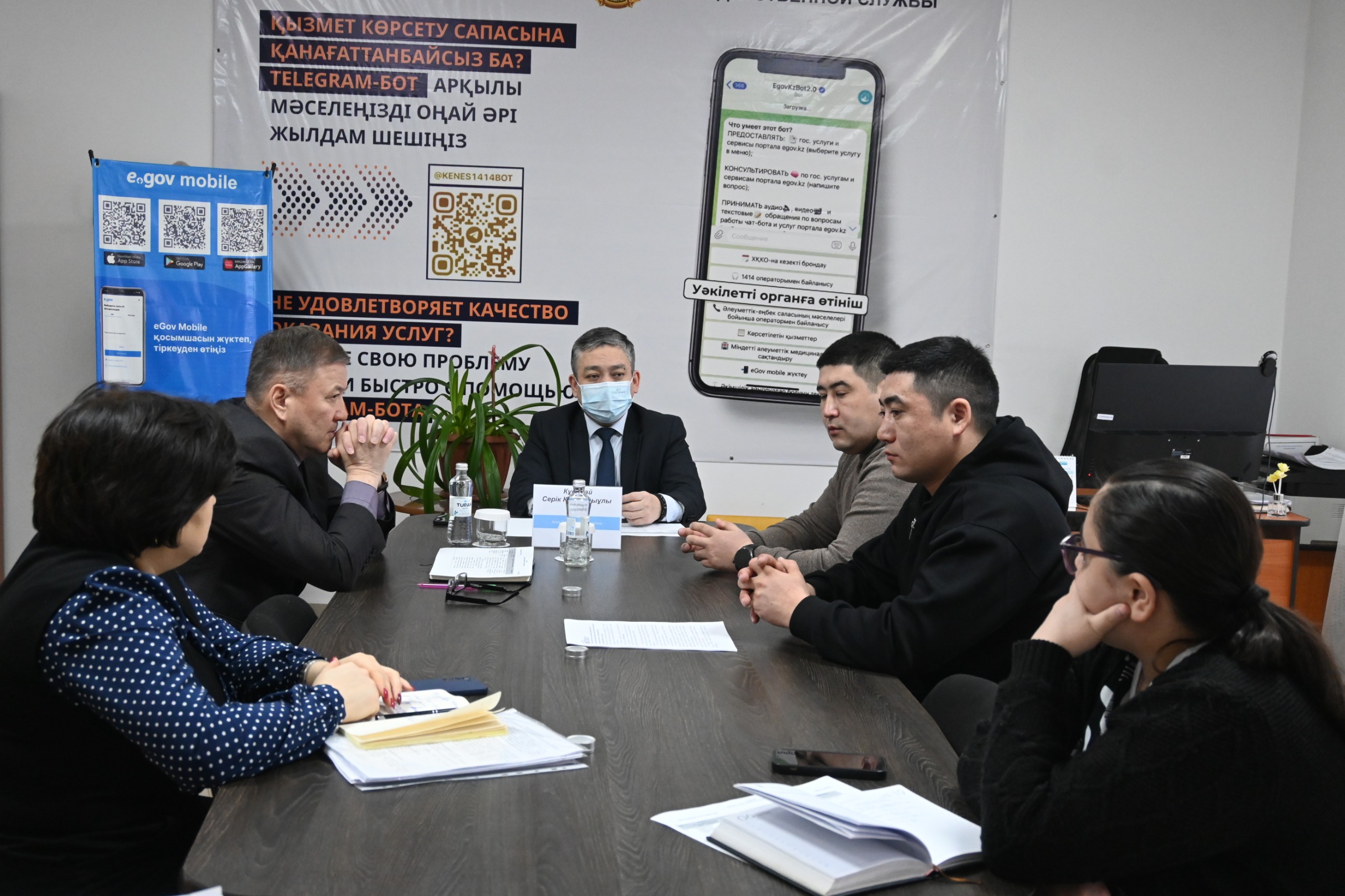 Аким Сандыктауского района провел личный прием граждан