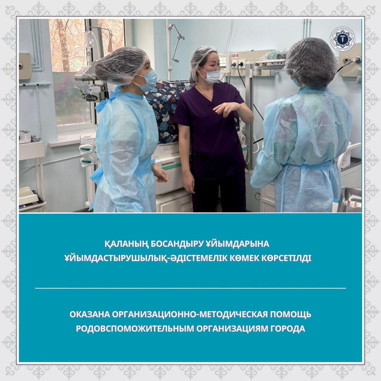 Қаланың босандыру ұйымдарына ұйымдастырушылық-әдістемелік көмек көрсетілді