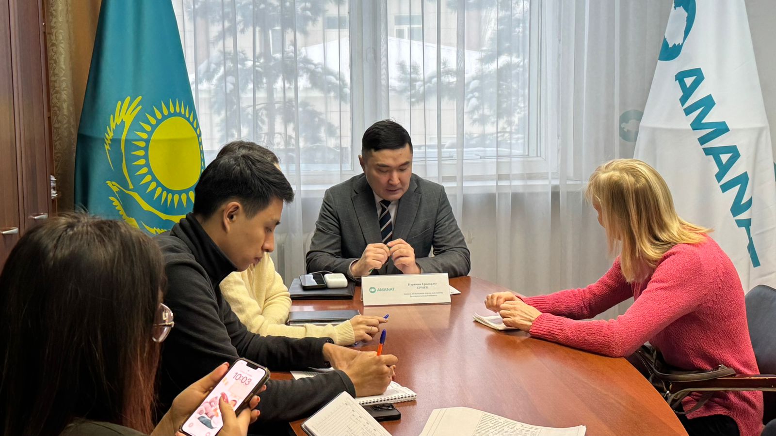 21.01.2026 ж. Денсаулық сақтау басқармасының басшысы Нариман Е. «Amanat» партиясының филиалының қатысуымен азаматтарды жеке қабылдады.
