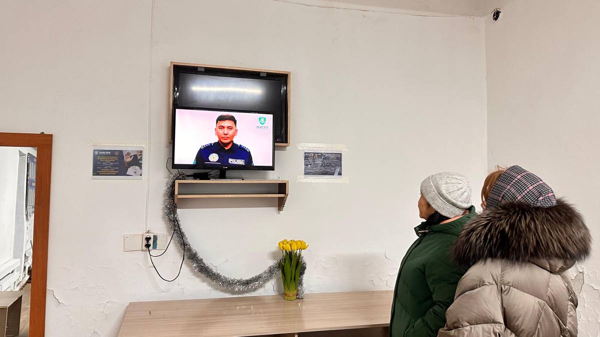 Абай облыстық ҚАЖД мекемесінде "Заң мен тәртіп" бейнеролигі көрсетілді.