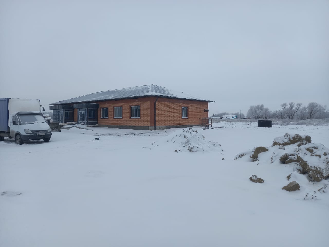 Маяк ауылында фельдшерлік акушерлік пункттің құрылыс жұмыстары жалғасуда