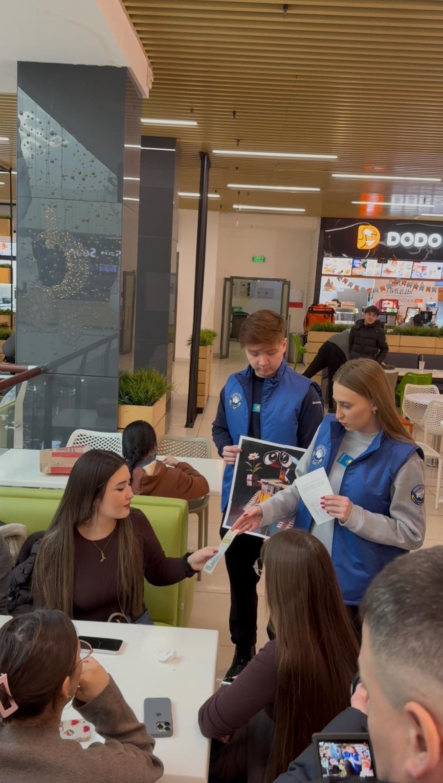 Облыстық ҚХА жастары «Таза Қазақстан» акциясы аясында экологиялық интерактив ұйымдастырды