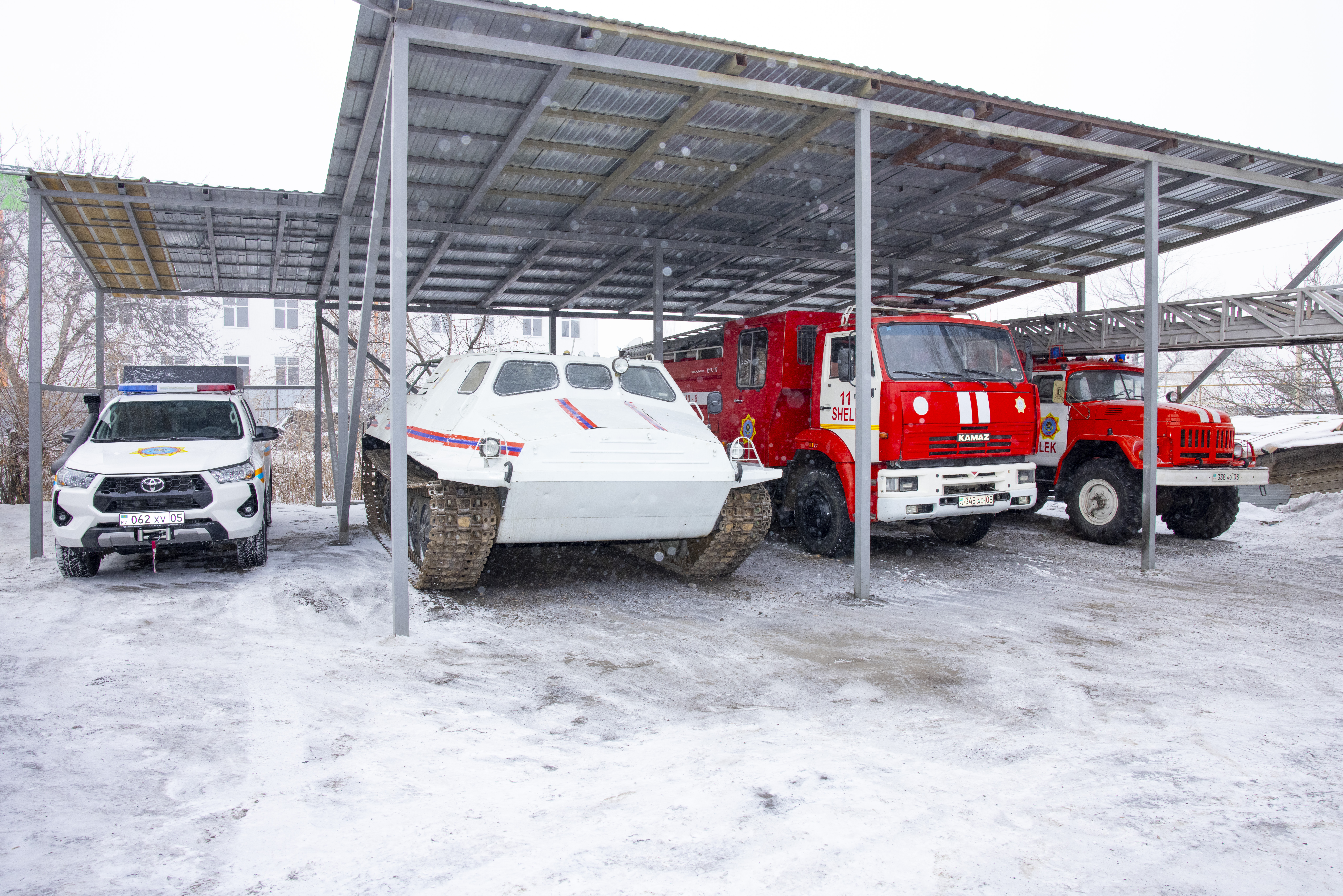 В селе Кеген открыто новое пожарное депо, обеспечивающее защиту 34 населённых пунктов