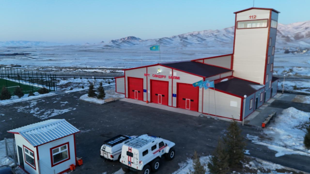 В селе Кеген открылось новое пожарное депо для защиты 34 населённых пунктов