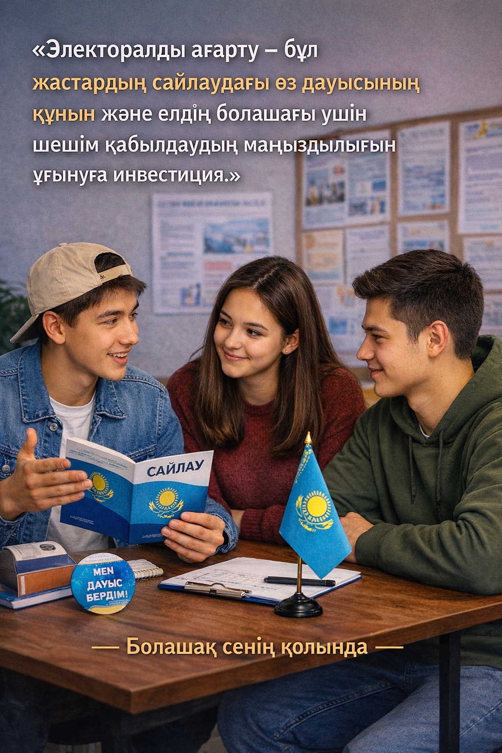 Жастарға электоралды білім беру