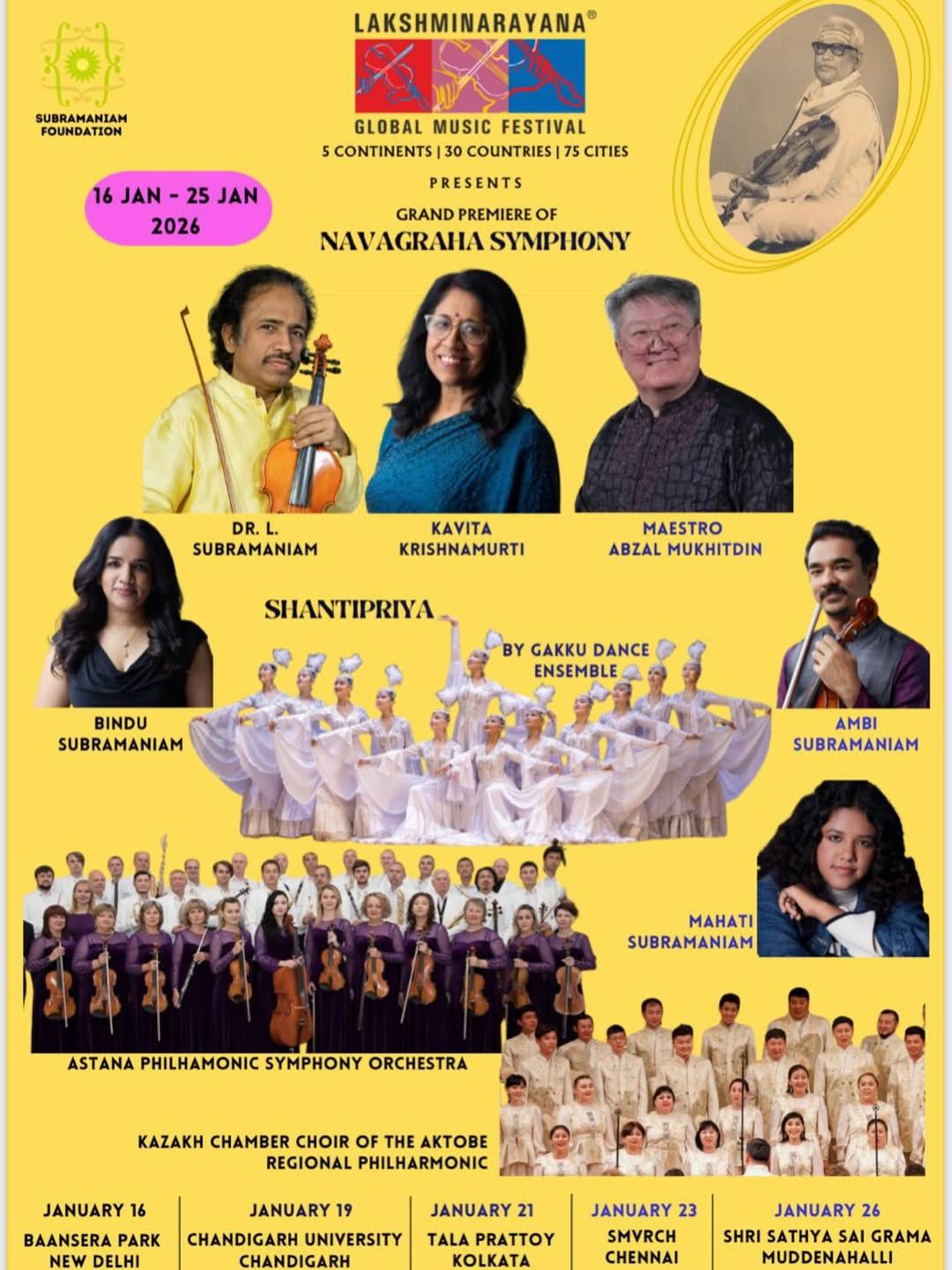 Казахский камерный хор выступил в Индии