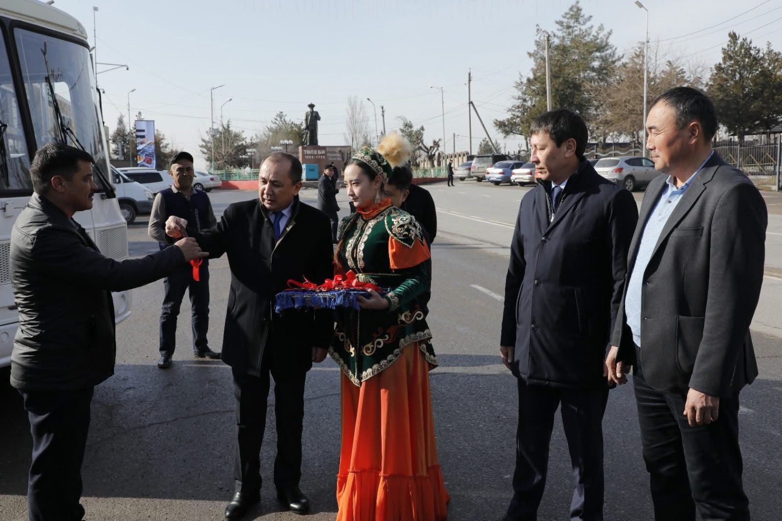 В САРЫАГАШСКОМ РАЙОНЕ ОБНОВИЛСЯ ПАРК ОБЩЕСТВЕННОГО ТРАНСПОРТА
