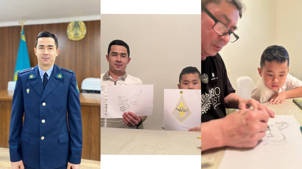 Сотрудник учреждения ДУИС по Кызылординской области занимается изобразительным искусством