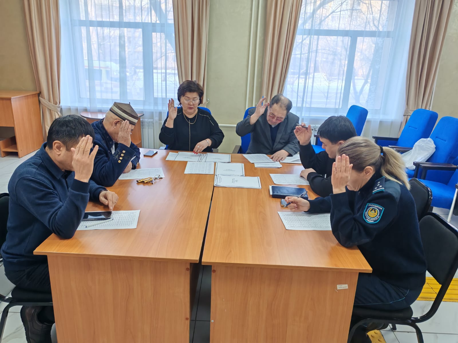 Заседание комиссии по приему кандасов