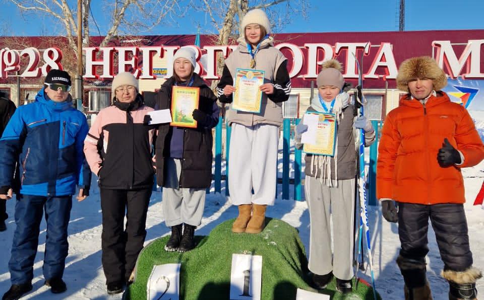 «Темірші қысы – 2026»: Қарқаралы ауданында оқушылар арасындағы үздік шаңғышылар анықталды