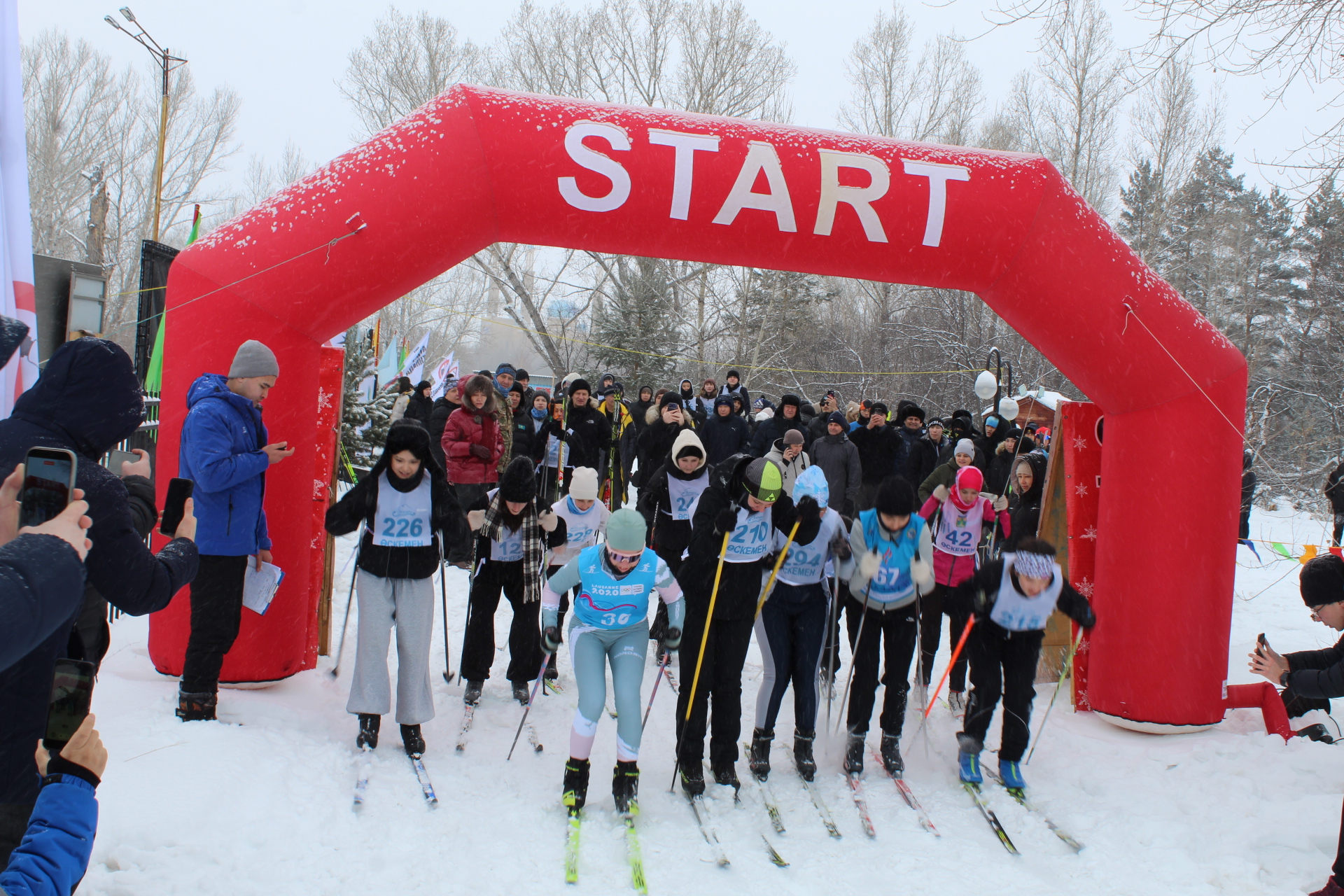 Өскемен қаласында облыс жастары арасында шаңғы жарысынан ауқымды WinterSport-Fest өтті
