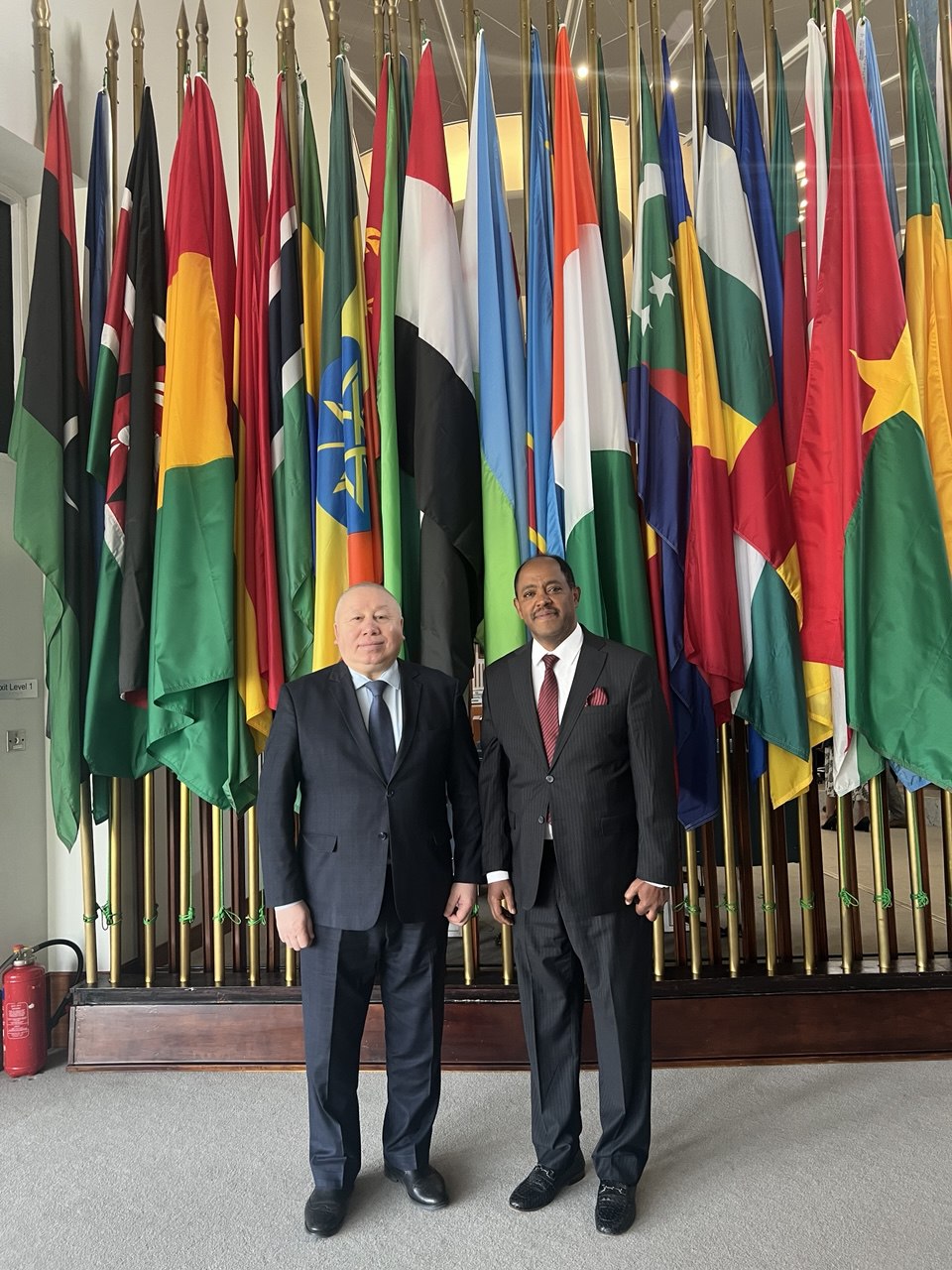 Ambassador of Kazakhstan to Ethiopia and URI Regional Director discuss outcomes of Kurultai and promotion Interreligious Dialogue