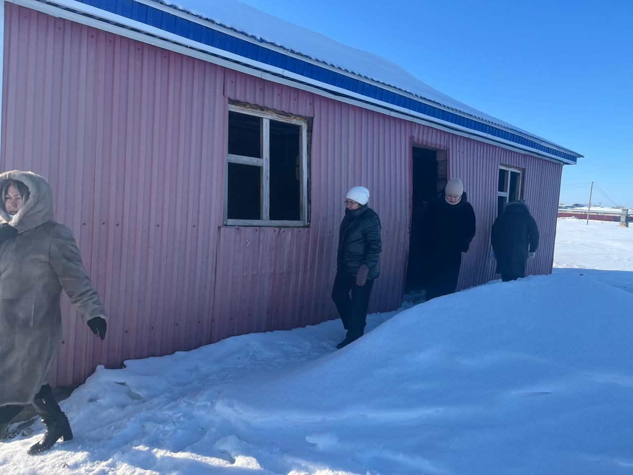 Ауылда бос тұрған ғимараттарға тексеру жұмыстары