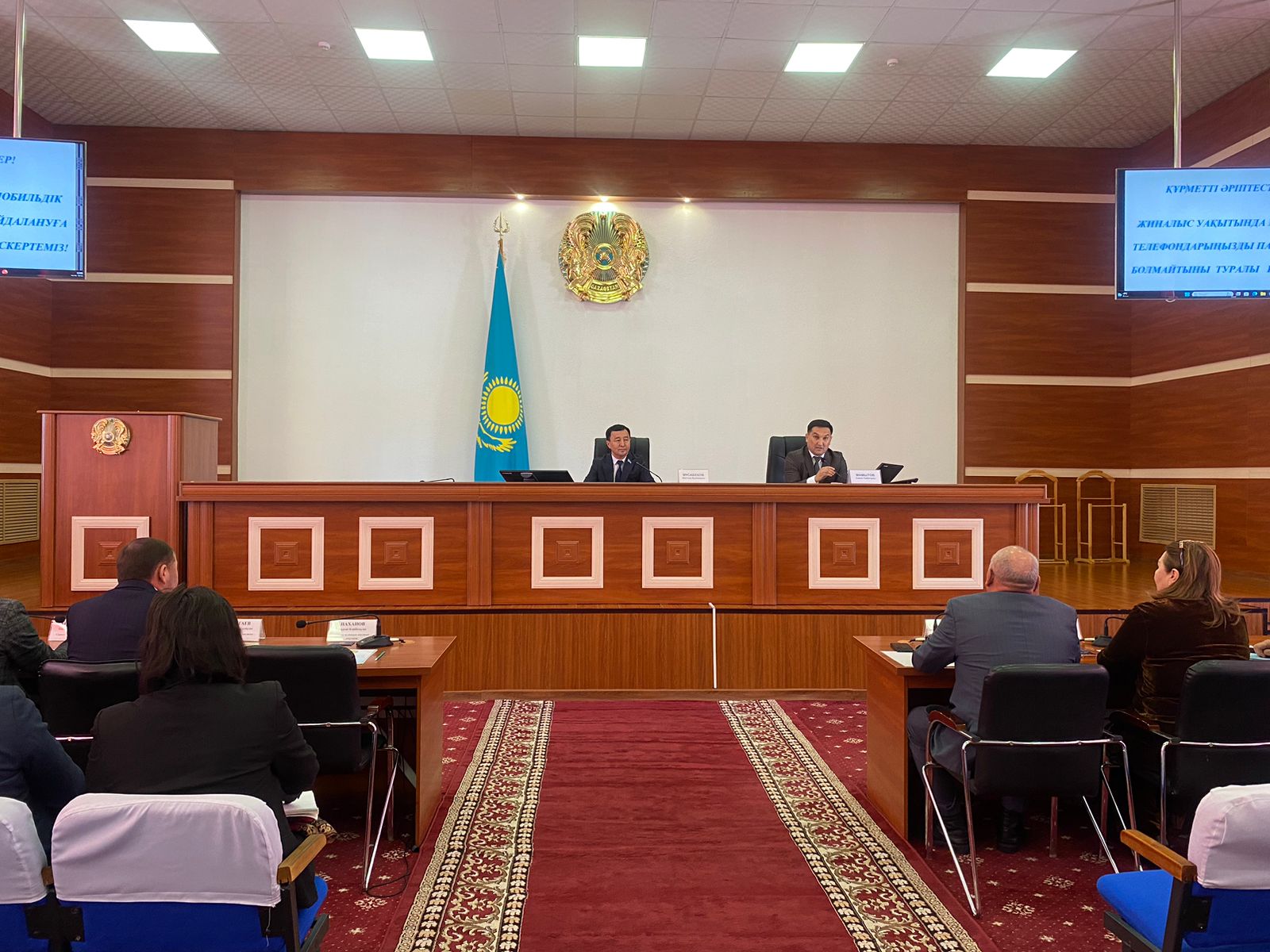 Состоялась внеочередная сессия Сарысуского районного маслихата