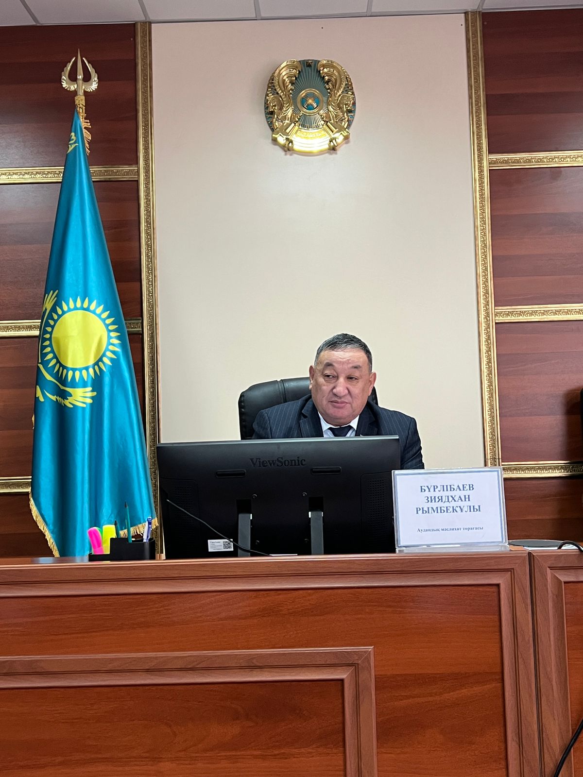 Сегізінші шақырылған Жуалы аудандық мәслихатының кезектен тыс, алпысыншы сессиясы өтті