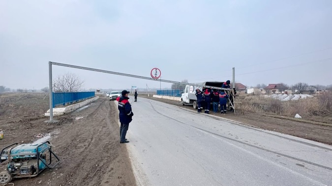 НА МОСТУ НА ДОРОГЕ» АБАЙ–ШАРДАРА " УСИЛЕНЫ МЕРЫ БЕЗОПАСНОСТИ
