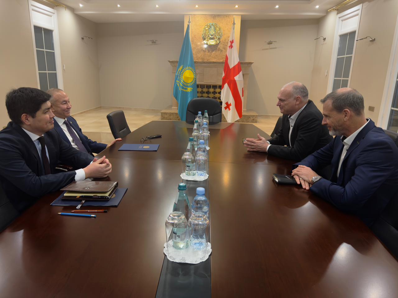 Қазақстан Елшілігінде Поти портындағы APM Terminals компаниясымен ынтымақтастық перспективалары талқыланды