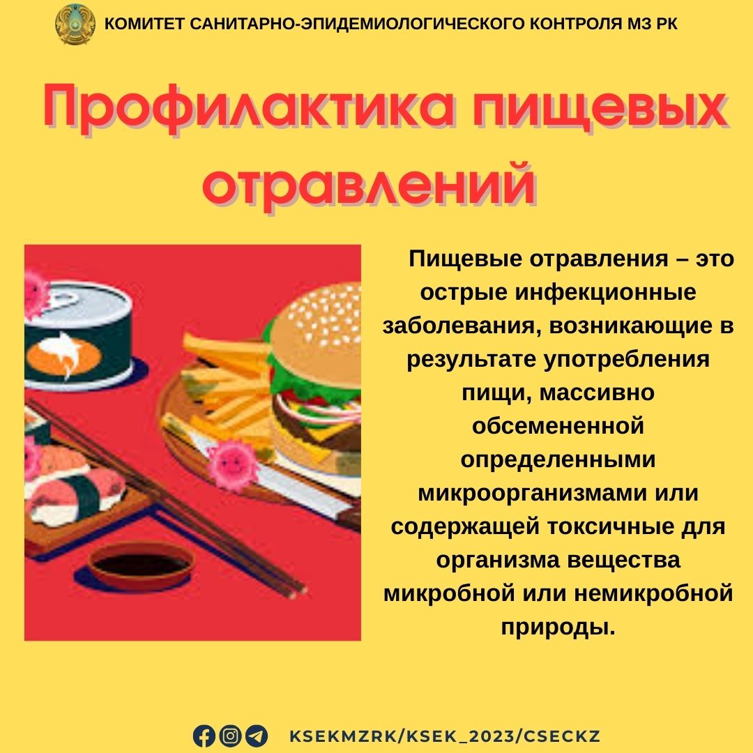 Профилактика пищевых отравлений