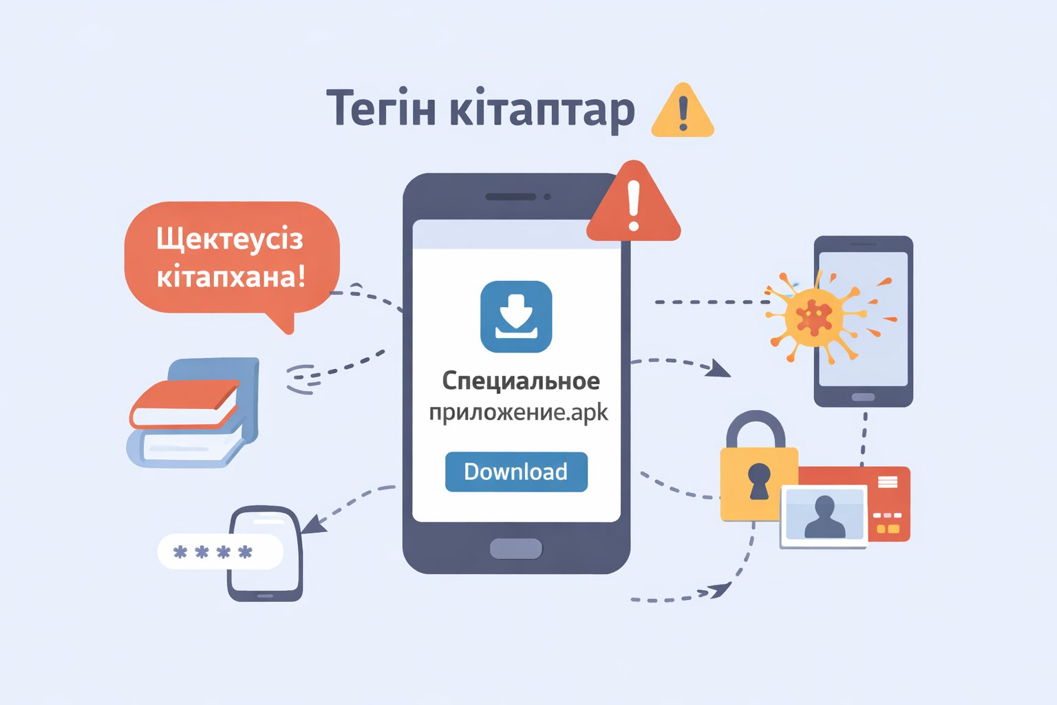 Тегін кітаптар» — қауіпті аяқталым