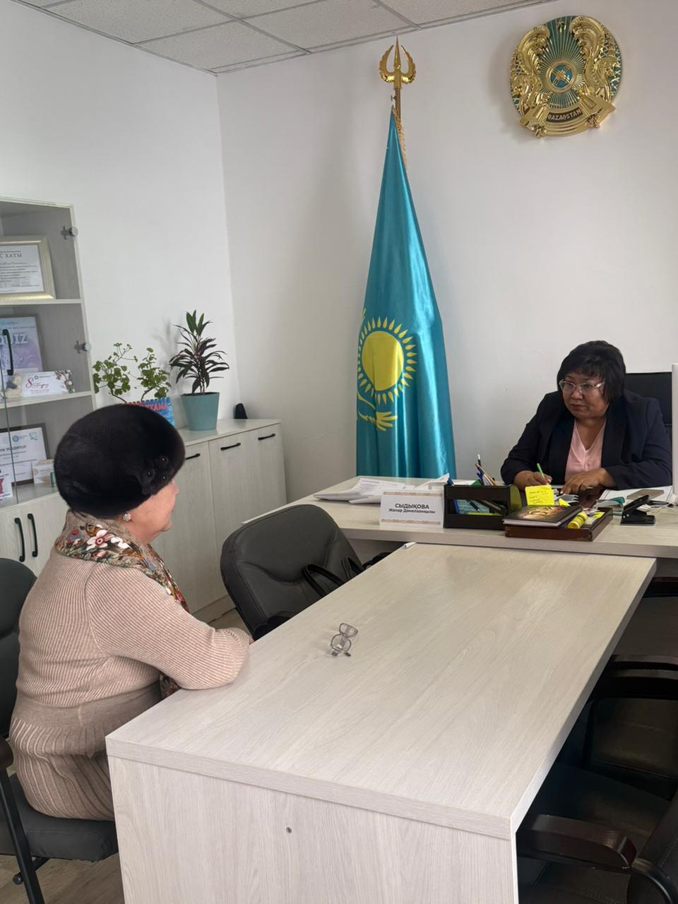 Аудандық мәслихаттың депутаты Ж. Сыдыкова азаматтарды жеке қабылдау өткізді
