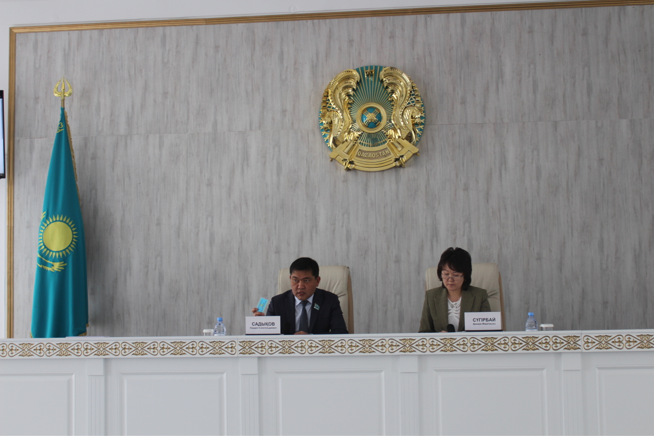 Аудандық мәслихаттың кезектен тыс елу сегізінші сессиясы