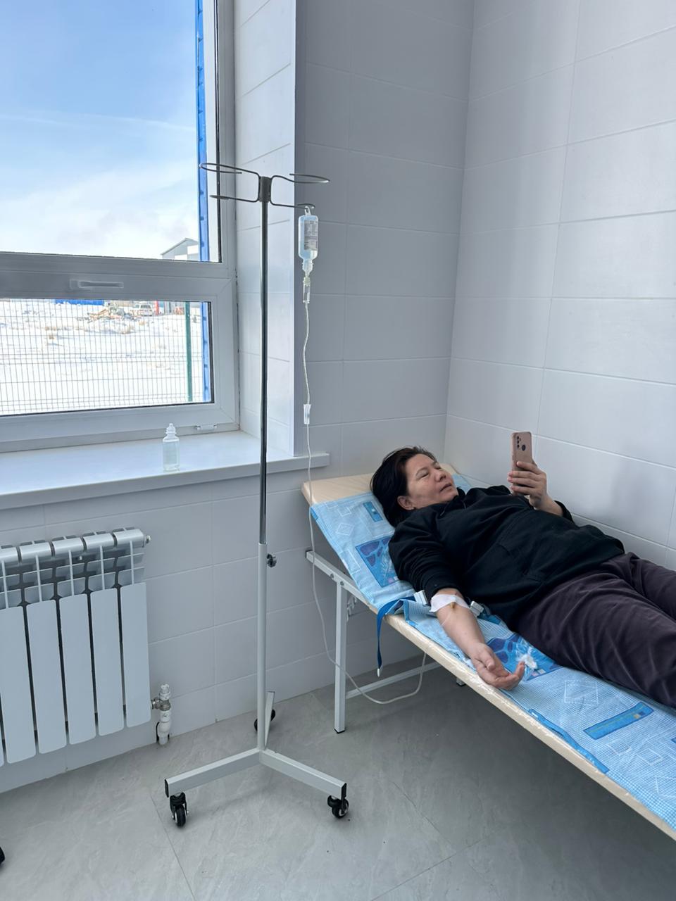 Работа медицинского и акушерского пункта в сельском округе Кеншоки идет хорошо.