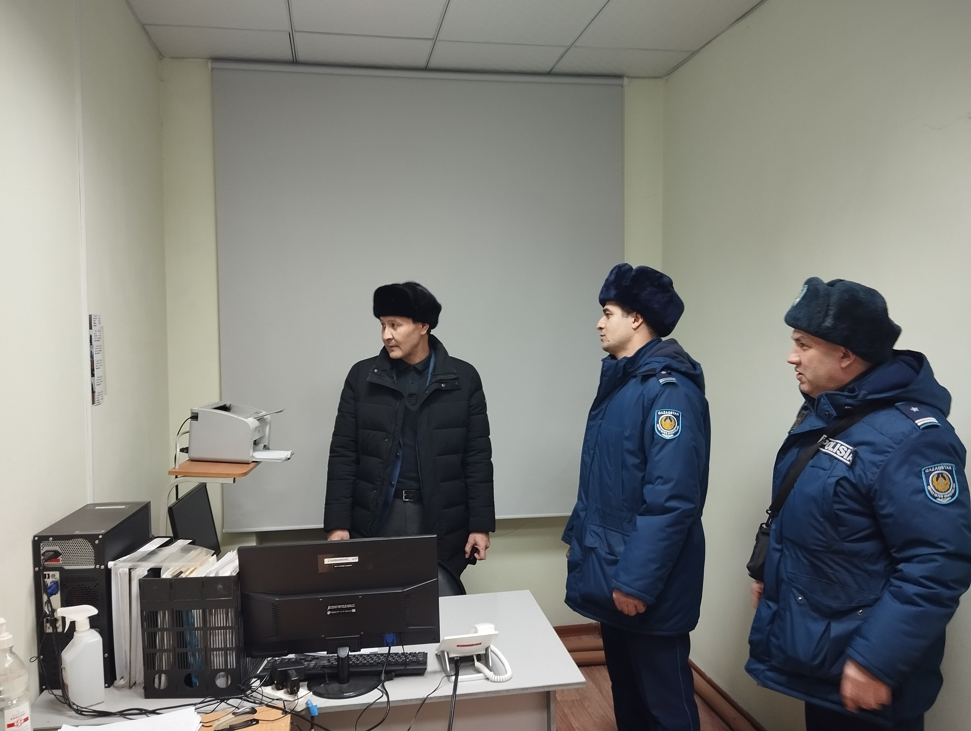 Қарағанды облысы бойынша Адам құқықтары жөніндегі уәкілдің өкілі А.Н. Тлешев Қарағанды облысы полициясының бірқатар учаскелік пункттерінде болды