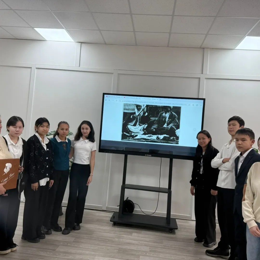 Дина Нұрпейісованың өмірі мен шығармашылығына арналған оқушылармен кездесу