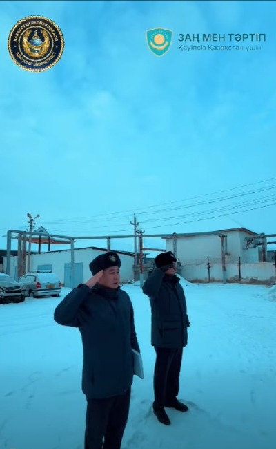 "Полиция қызметкерінің бір күні" айдарының кейіпкері - полиция аға лейтенанты Едіге Қасымхан Шанжарханұлы.