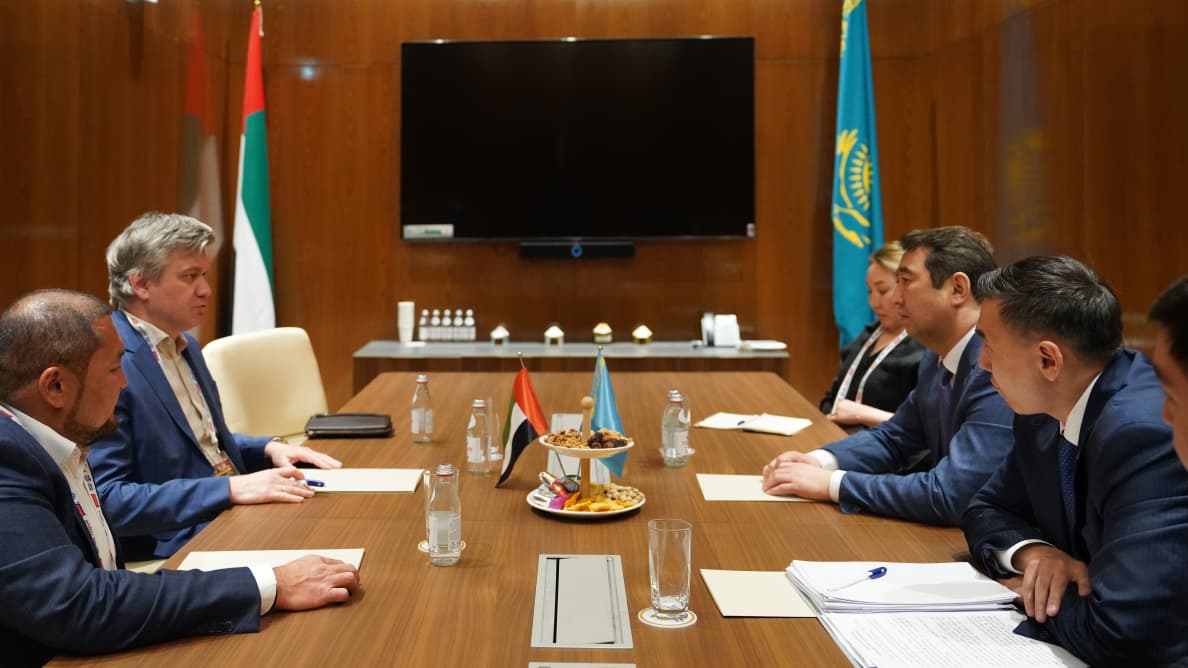 Айдарбек Сапаров провел ряд двусторонних переговоров с бизнес-сообществом ОАЭ
