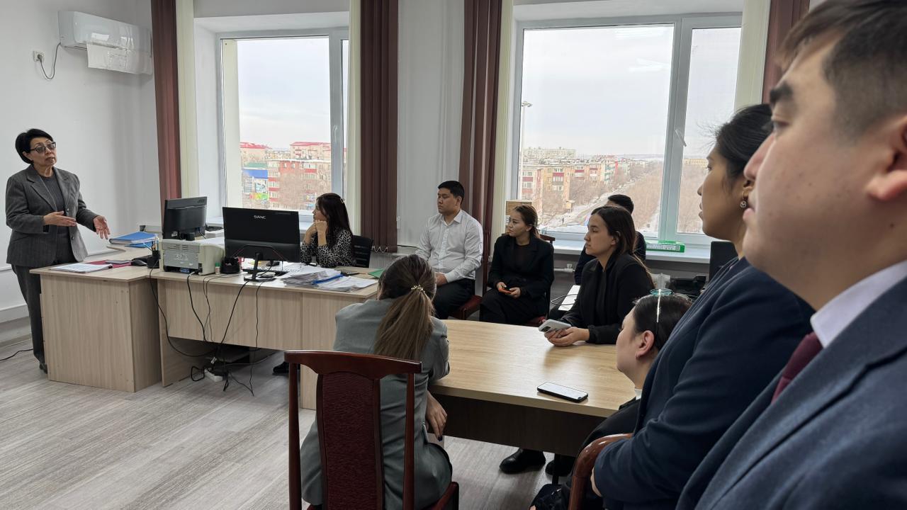 Ағымдағы жылдың 29 қаңтарында Ақтөбе облысы әкімі аппаратының әдеп жөніндегі уәкілі Ризагүл Мырзағалиқызы Омарова басқарма қызметкерлерімен кездесу өткізді