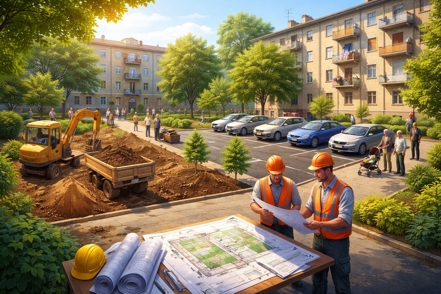 Өскеменде «ескі қала» аумағындағы аулаларда автотұрақ орындарын кеңейтуге өтінім қабылдау басталады