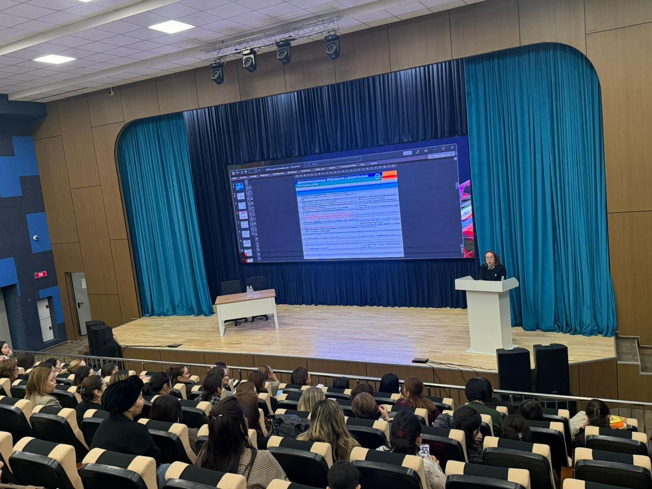 115 келешек мектебінің ғимаратында Нұра ауданында орналасқан балабақша басшыларымен кездесу өткізілді