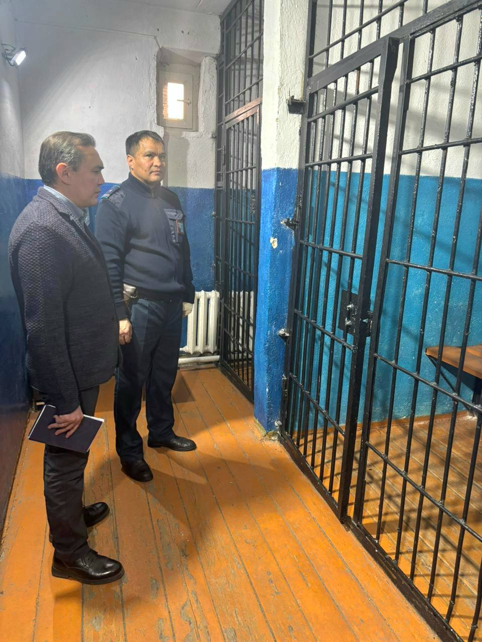 Посещение ИВС и комнат для административно задержанных в отделах полиции Тайыншинского и Аккайынского районов