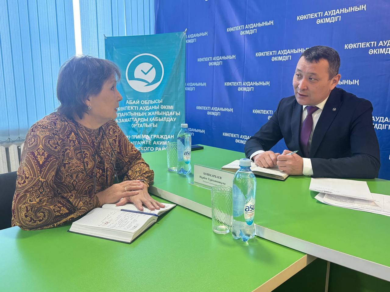 Аудан әкімі аудан тұрғындарын жеке мәселелері бойынша қабылдау өткізді.