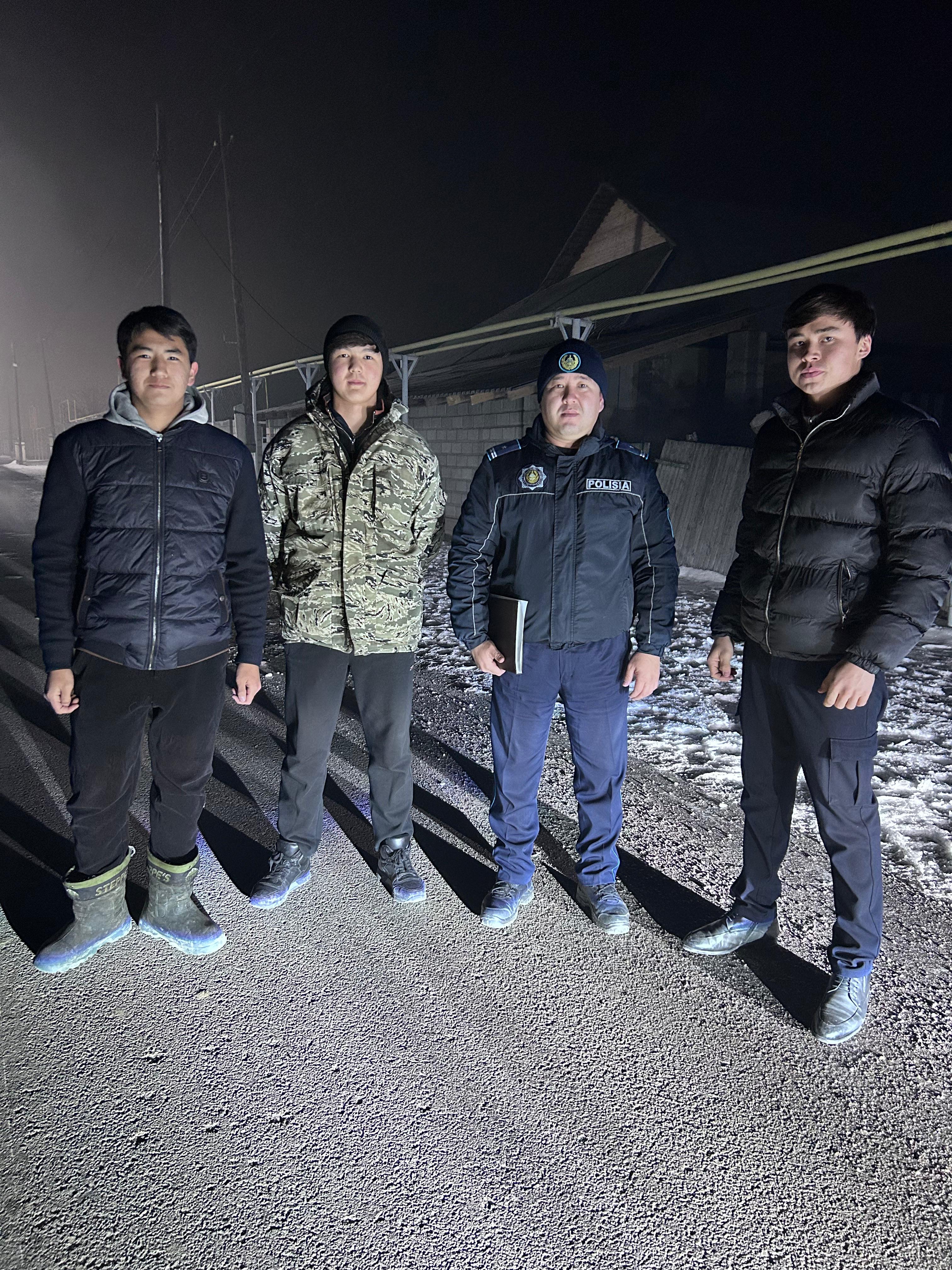 ЕЛТАЙ АУЫЛДЫҚ ОКРУГІНДЕ ТҮНГІ РЕЙДТІК ІС-ШАРАЛАР ӨТКІЗІЛДІ