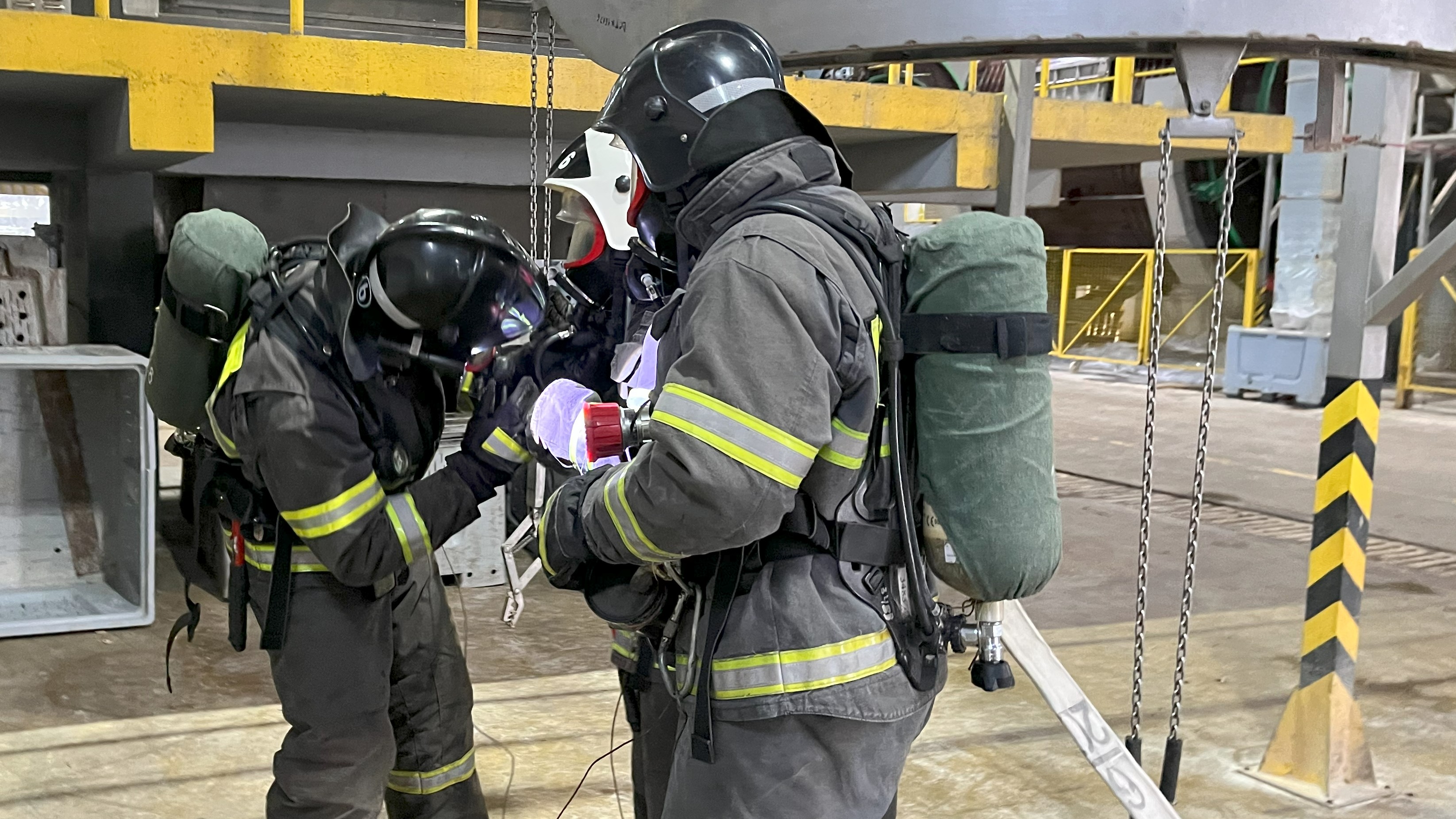 Өндірістік объектілерде туындауы мүмкін өрттерді сөндіру