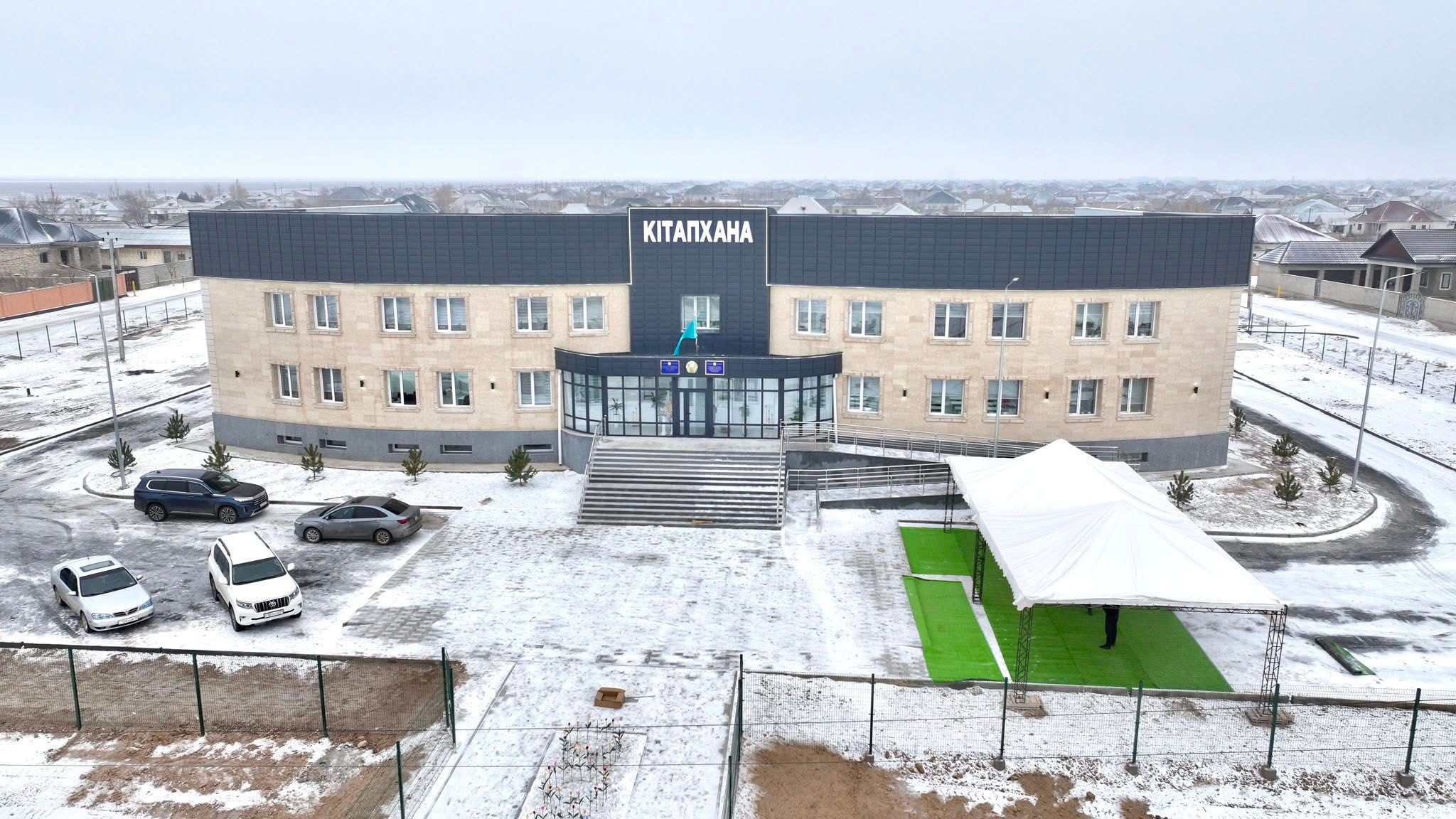 ТҮРКІСТАН: СОЗАҚТА ЖАҢА ЗАМАНАУИ КІТАПХАНА АШЫЛДЫ