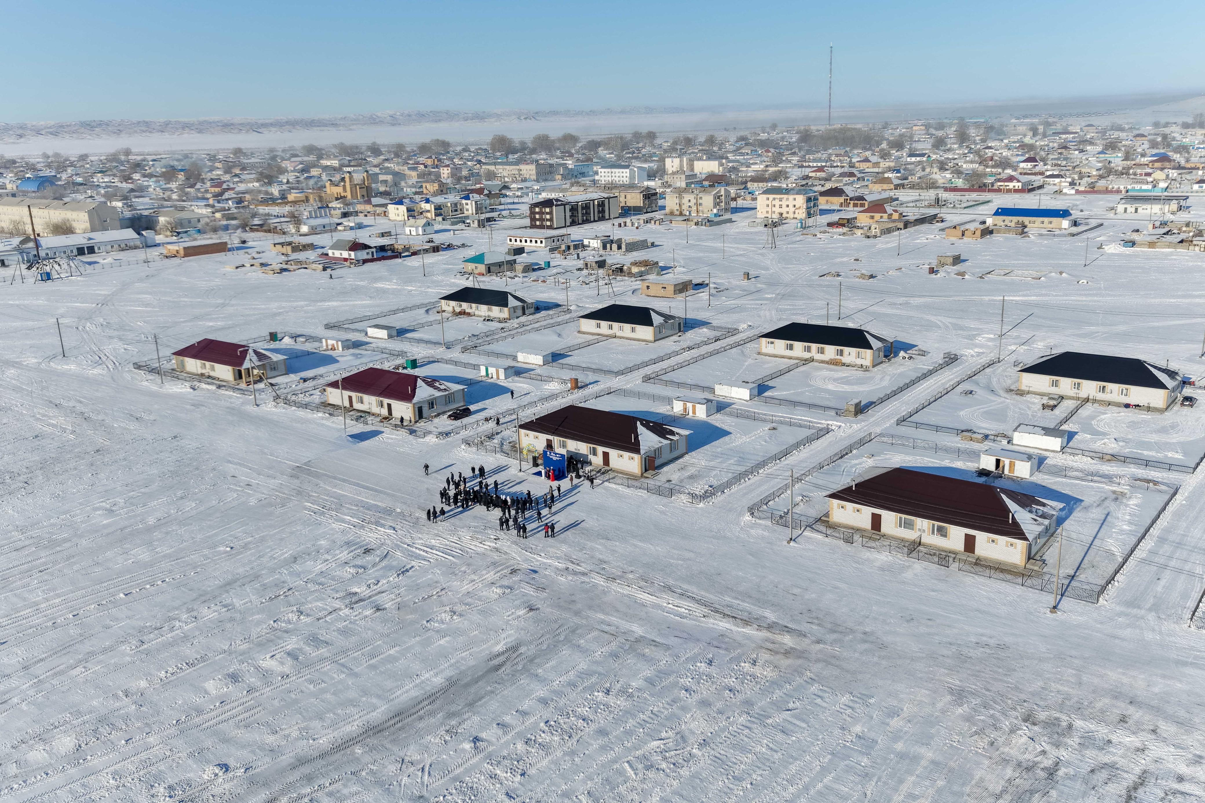 Абай ауданының Қарауыл ауылында пәтер кілттері табысталды